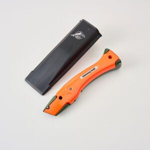 Delphin Knife Olive Green Signal Orange