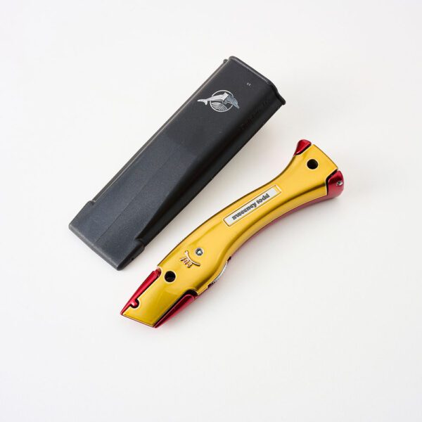 Delphin Knife Candy Red Candy Gold