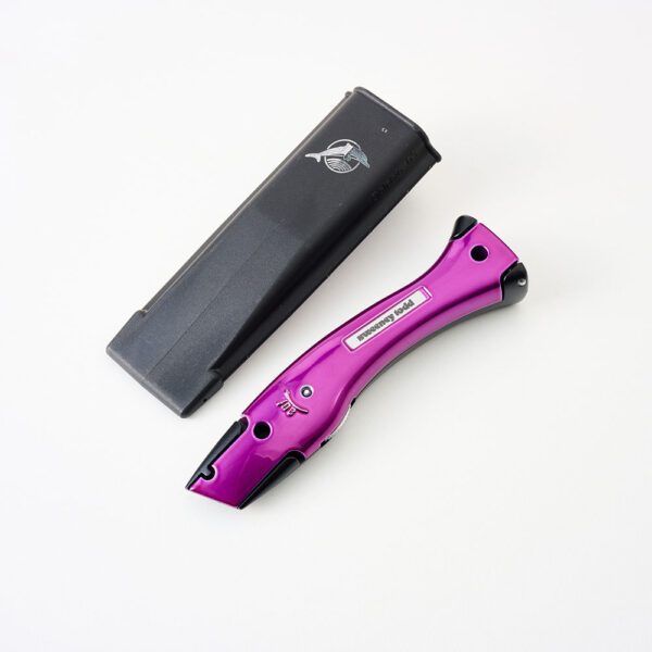 Delphin Knife Matt Black Candy Violet