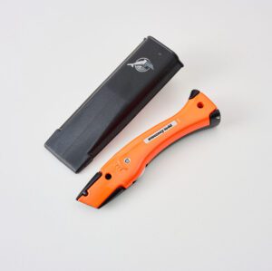 Delphin Knife Matt Black Signal Orange