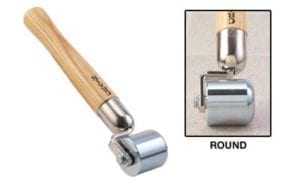 Crain Steel Hand Roller – Long Handle Round Edge
