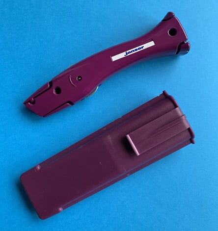 Janser purple dolphin knife