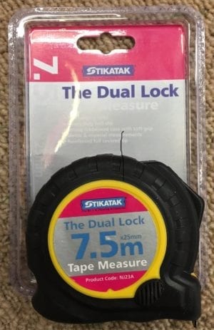 Stikatak 7.5m Tape Measure Dual Lock