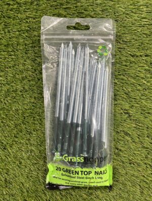 Artificial Grass Nails Green Top