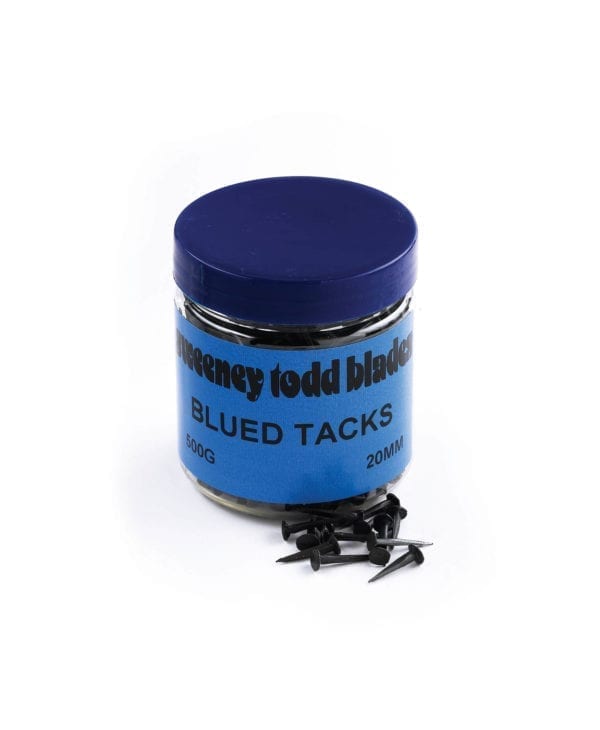 Blued Tacks 500g Tub in 20mm and 25 lengths